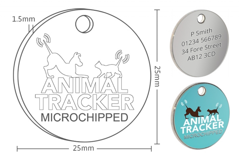 Collar Tags (2 tags per pack)